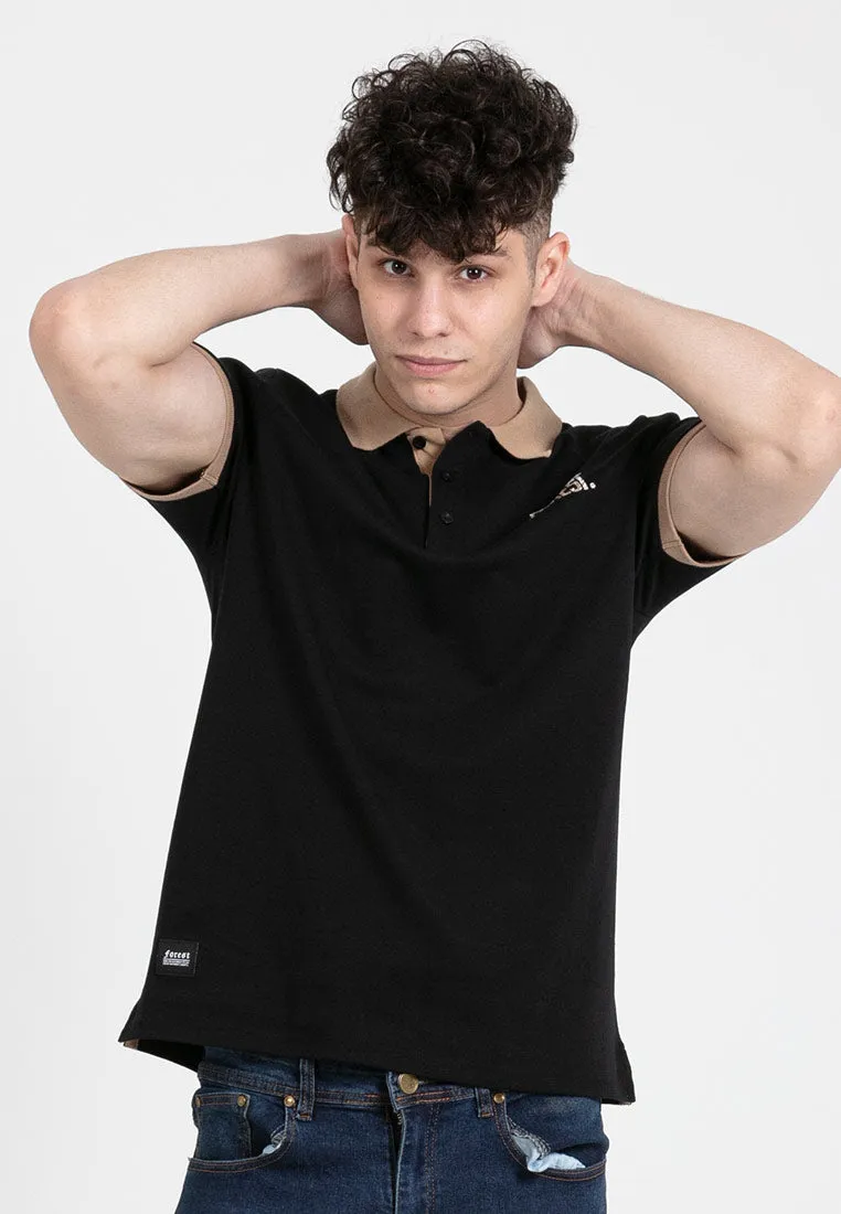 Forest Premium Weight Cotton Polo Tee 220gsm Interlock Knitted Polo T Shirt | Baju T Shirt Lelaki - 23903