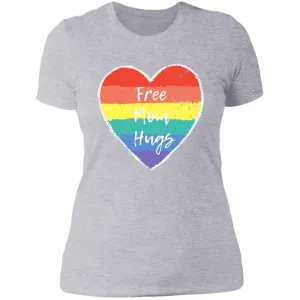 Free Mom Hugs -- Ladies' Boyfriend T-Shirt