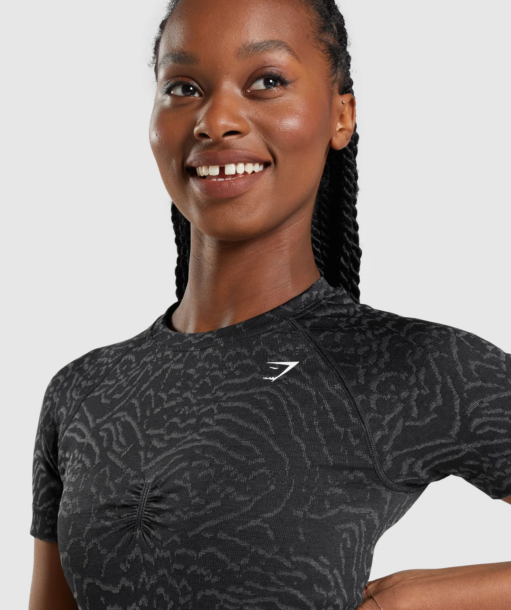 Gymshark Adapt Animal Seamless T-Shirt - Black