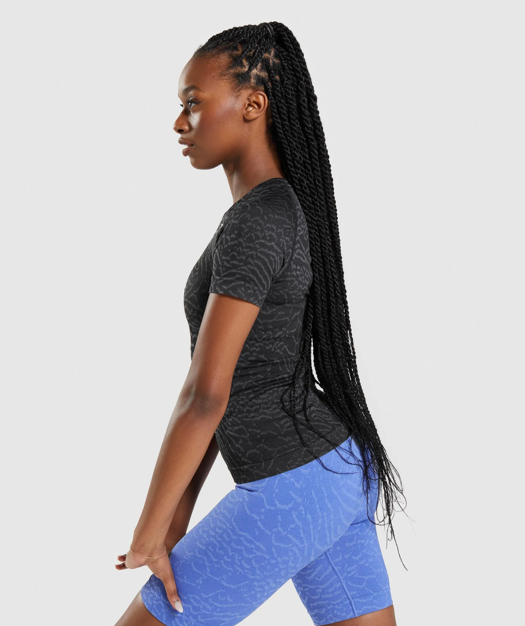 Gymshark Adapt Animal Seamless T-Shirt - Black
