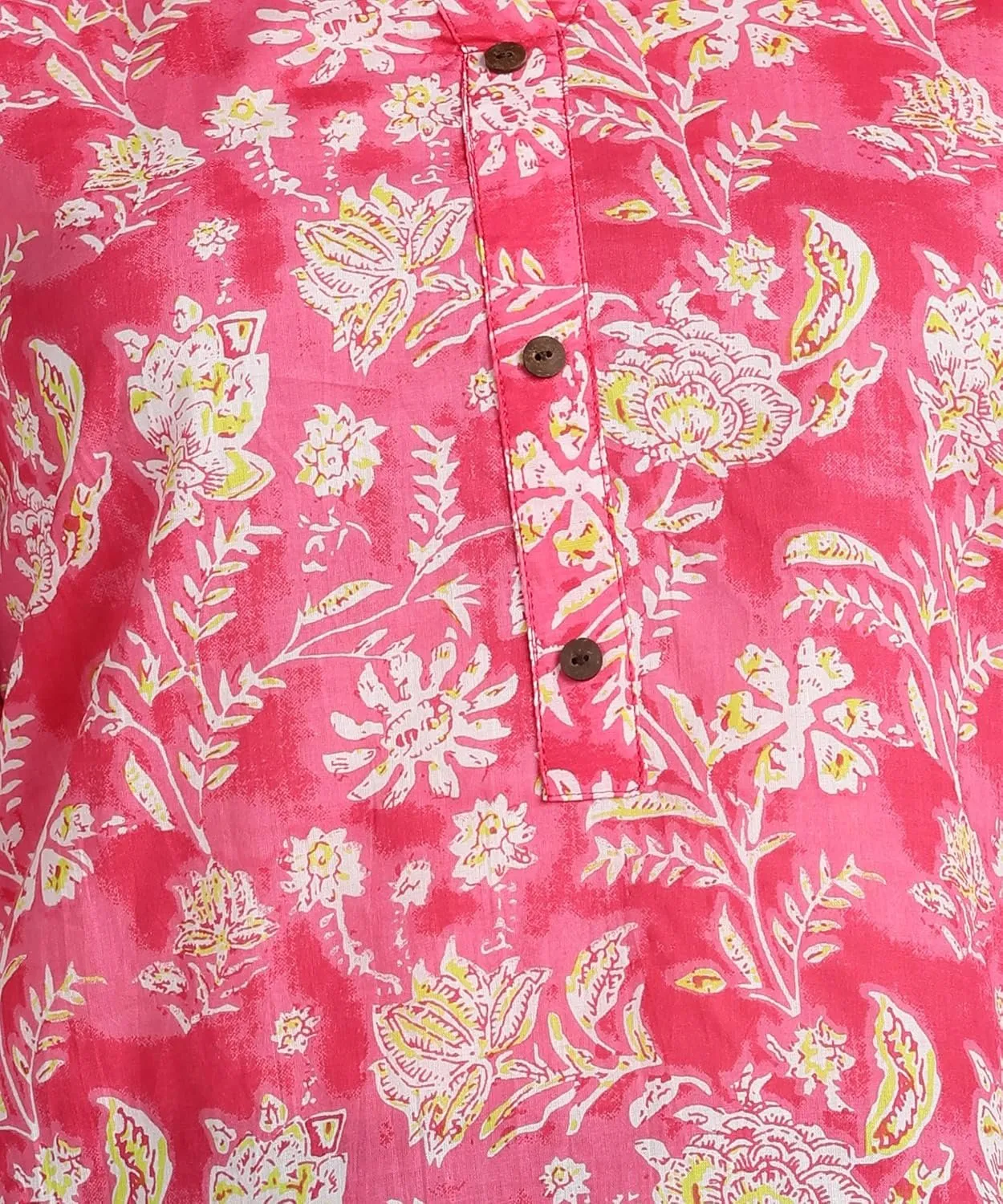 Handmade Cotton Hand Block Printed Short Kurti for Women