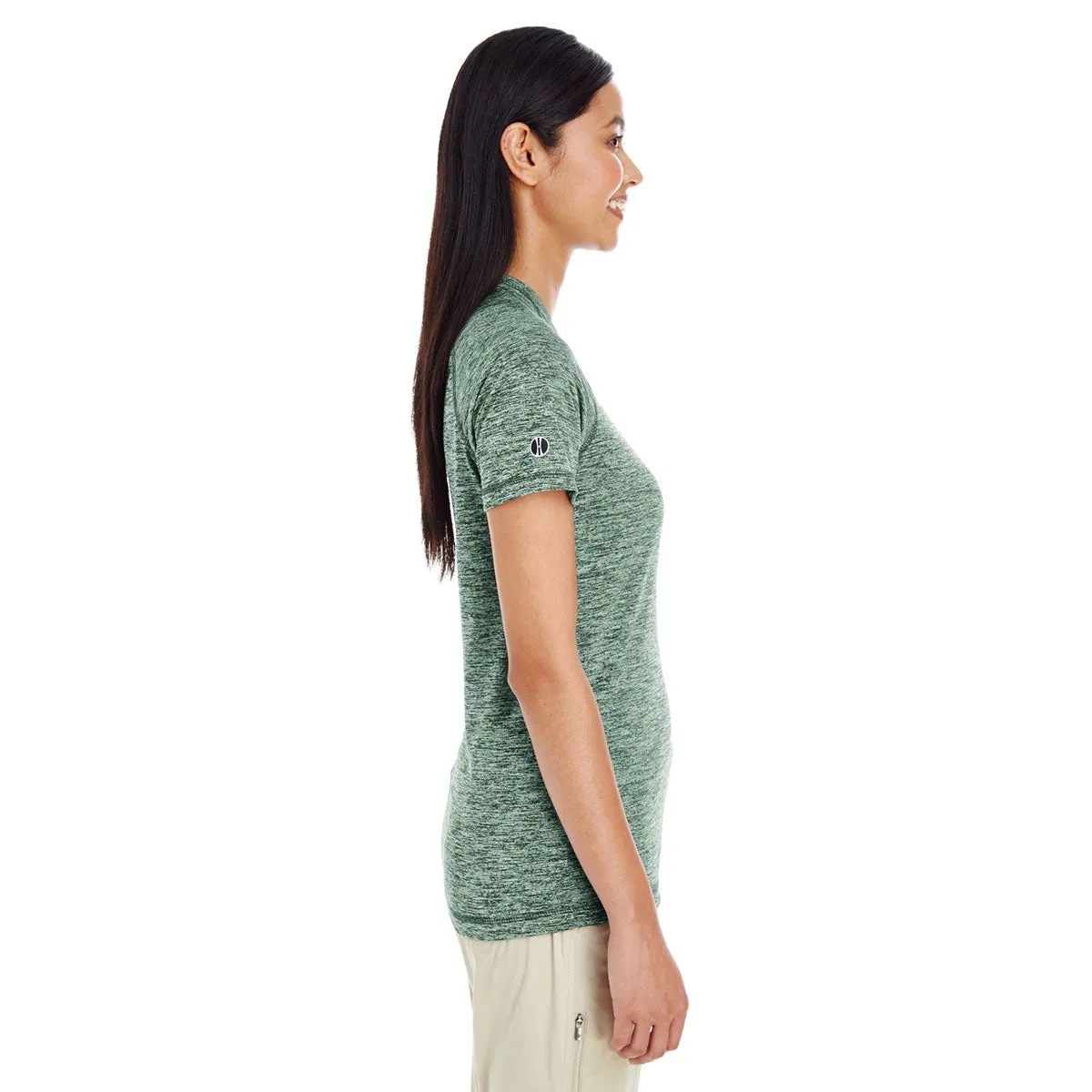 Holloway Women's Forest Heather Electrify 2.0 Short-Sleeve