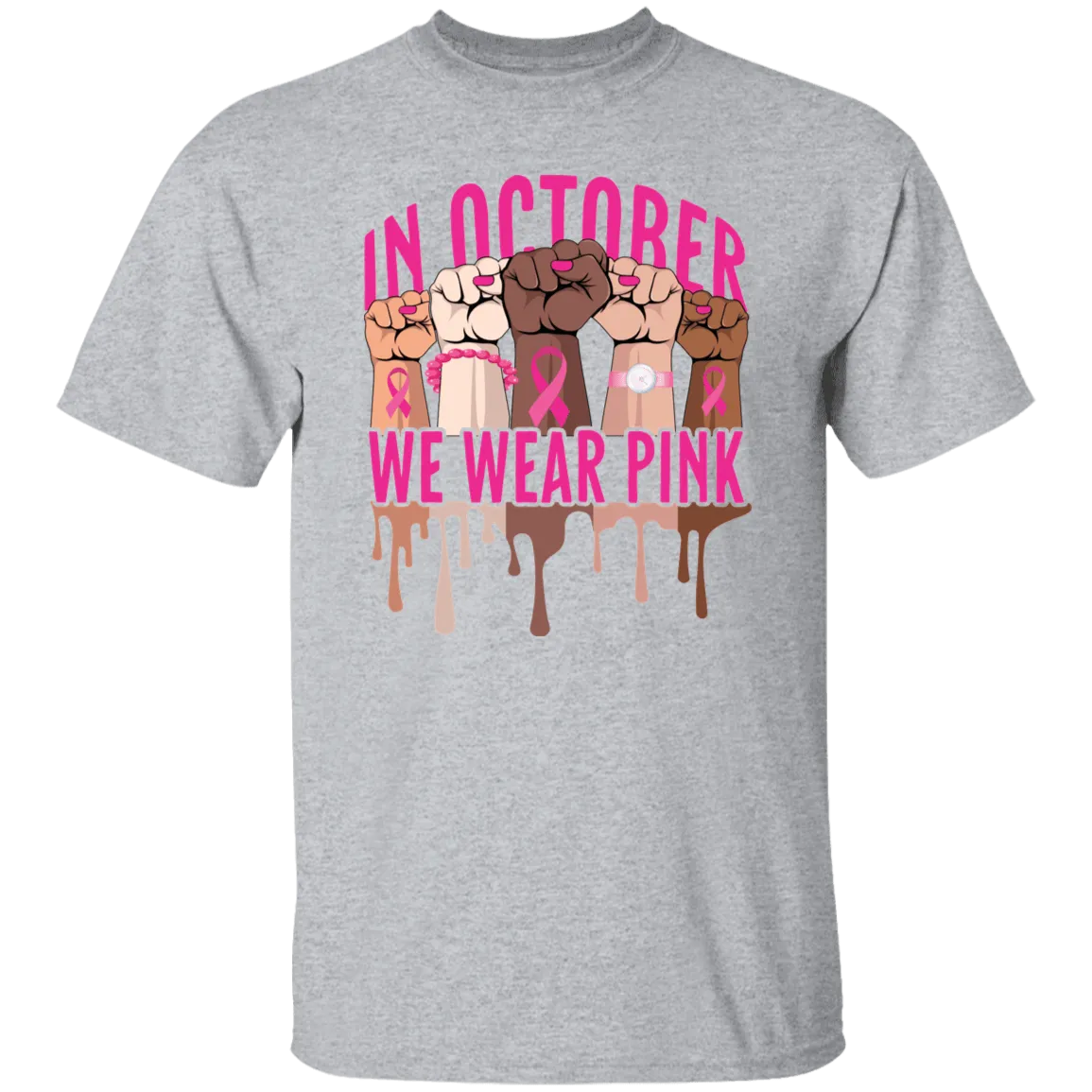 In October we wear pink T-Shirt