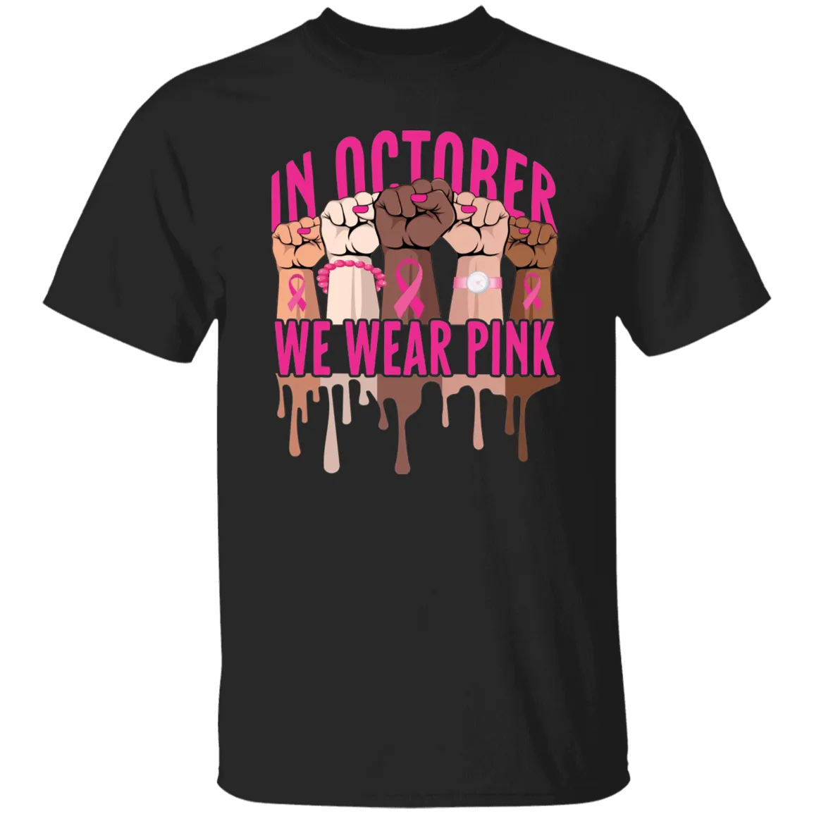 In October we wear pink T-Shirt