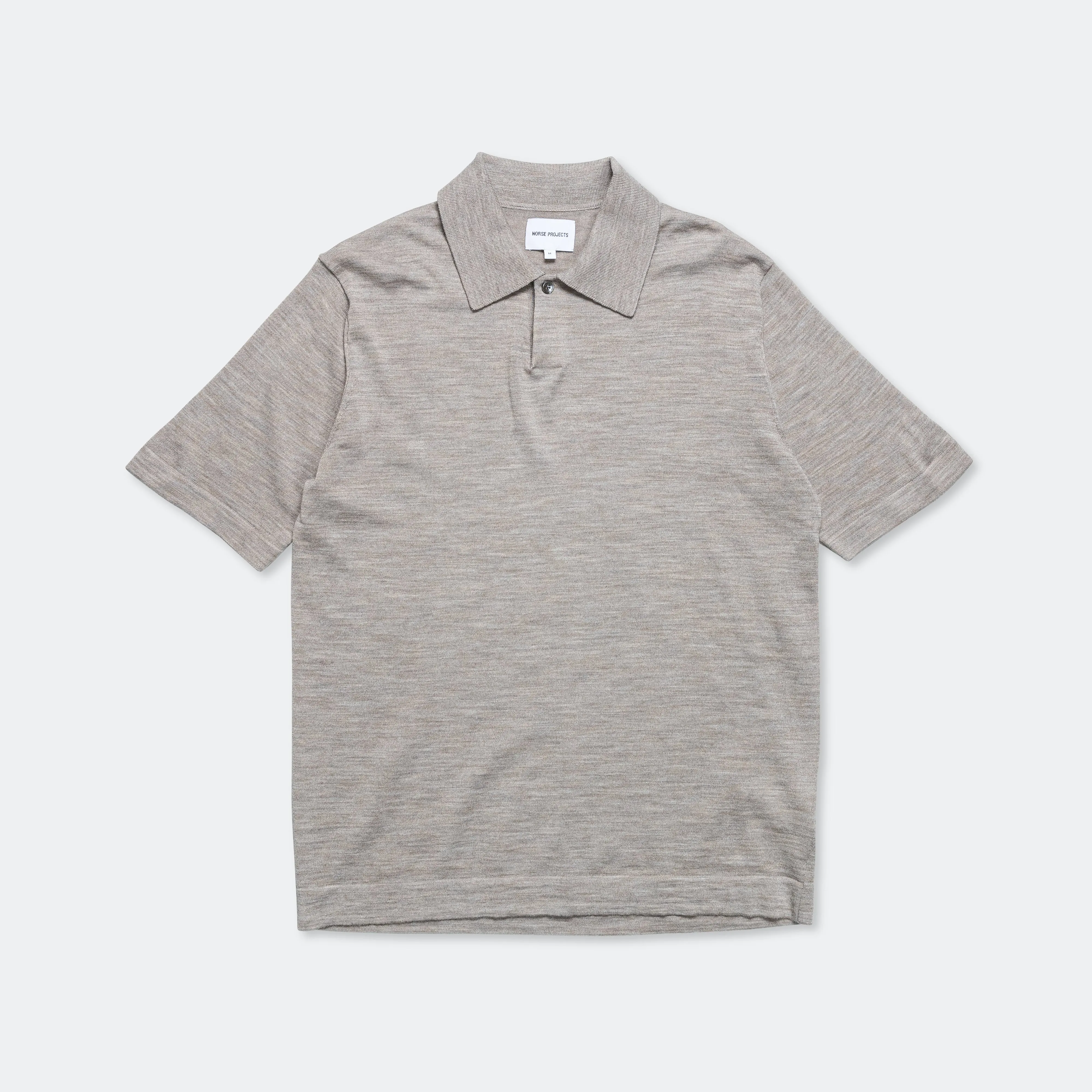 Jon Tech Merino SS Polo - Sand