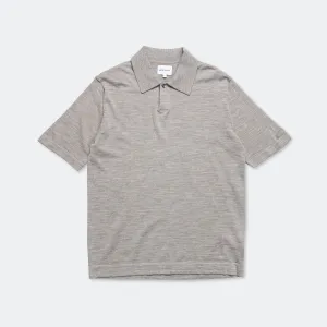 Jon Tech Merino SS Polo - Sand