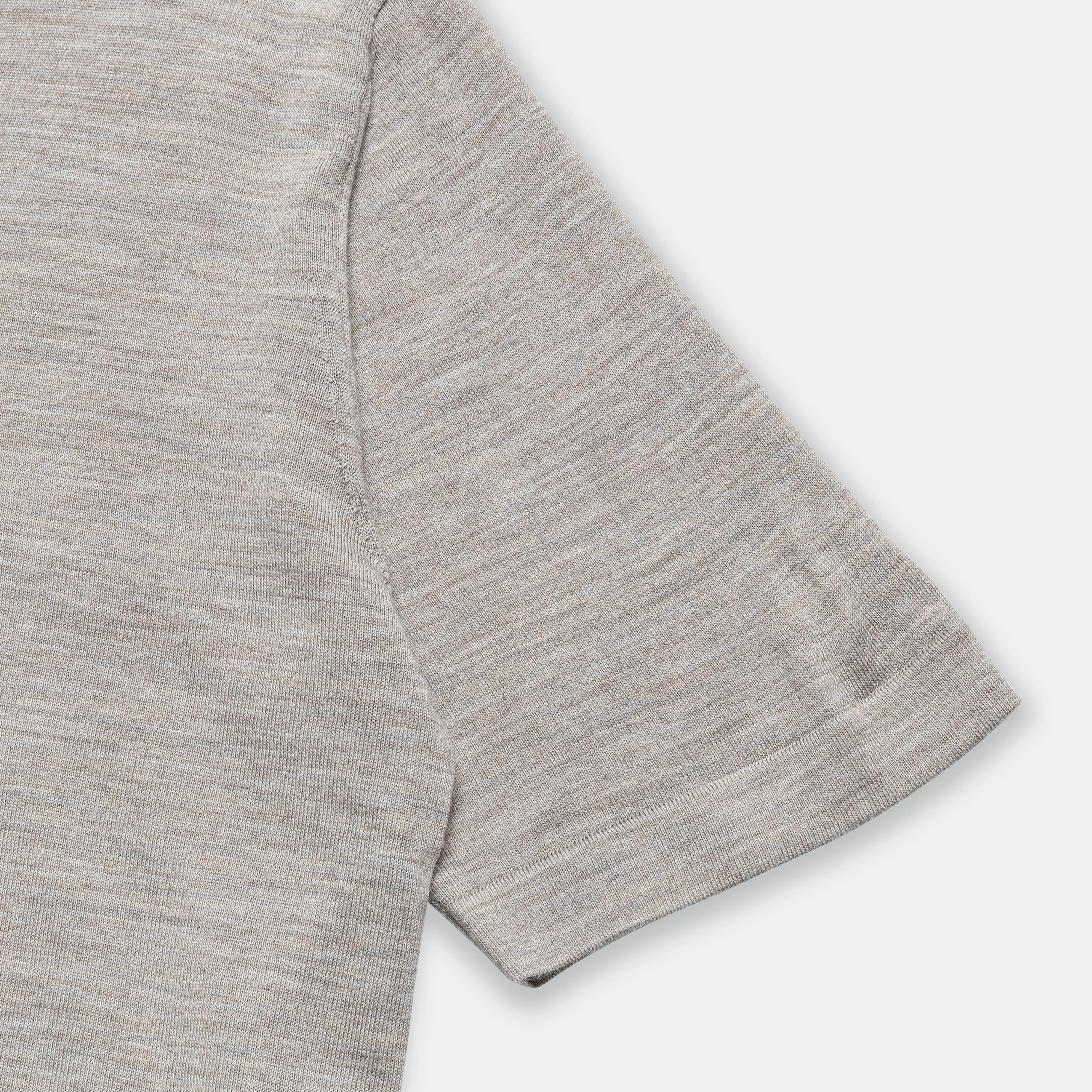Jon Tech Merino SS Polo - Sand