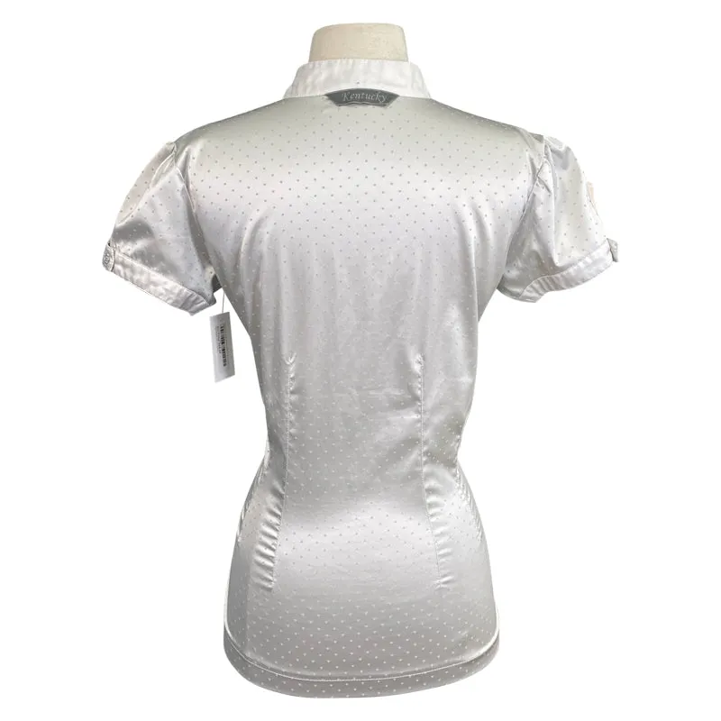 Kentucky 'Lilly' Show Shirt in Silver/Pearl - Women's Large