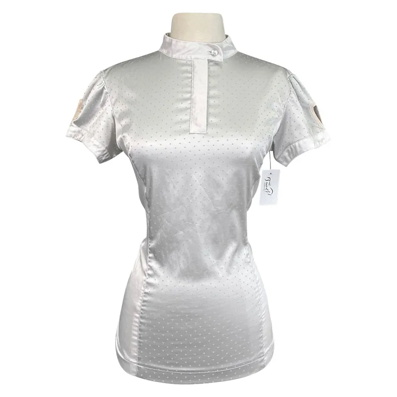 Kentucky 'Lilly' Show Shirt in Silver/Pearl - Women's Large