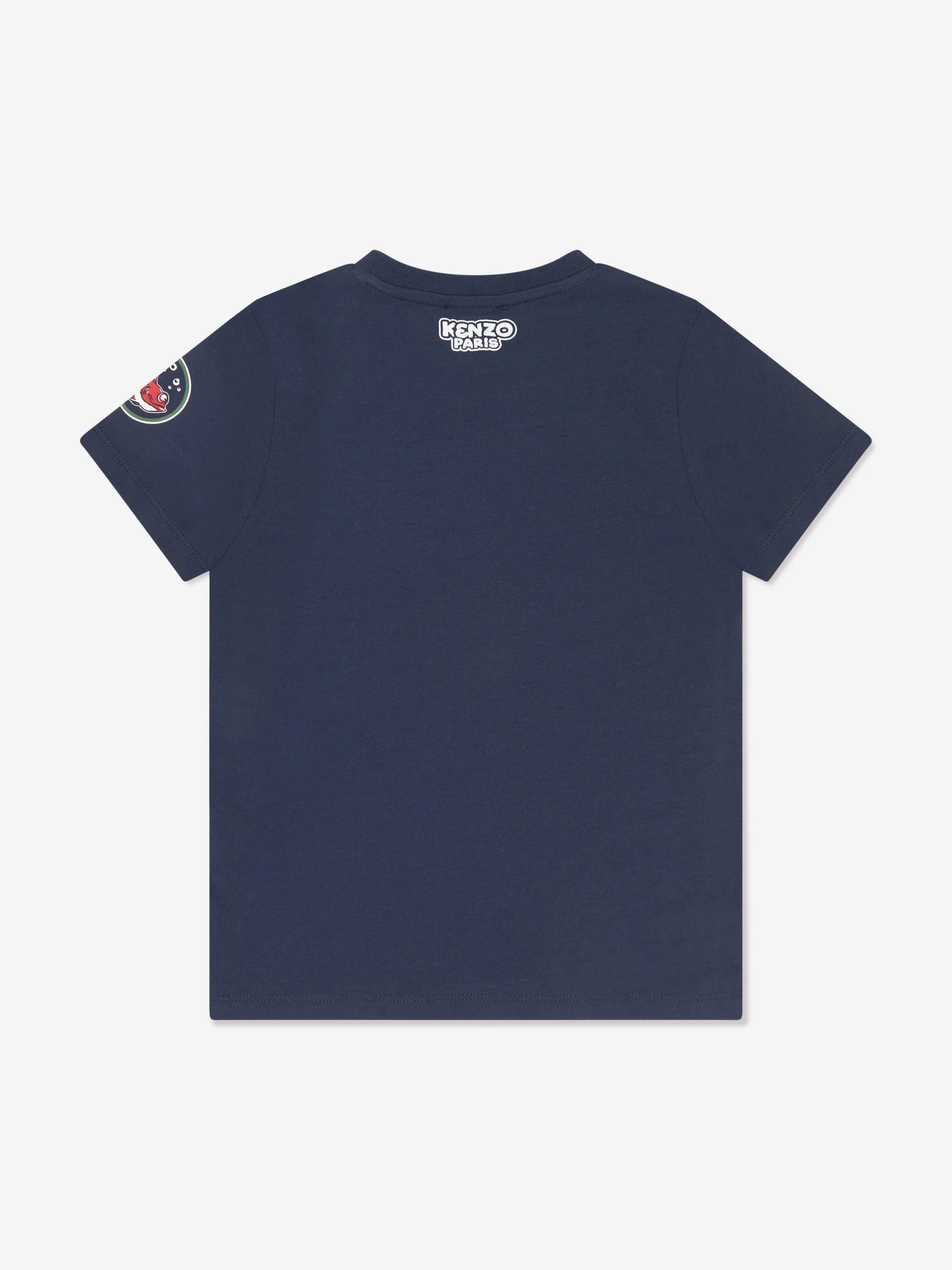 KENZO Boys Branded-Shirt in Navy