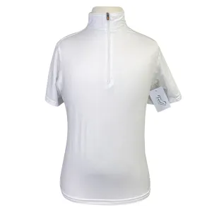 Kerrits 'Aire Ice Fil' Short Sleeve Shirt in White - Children's Small