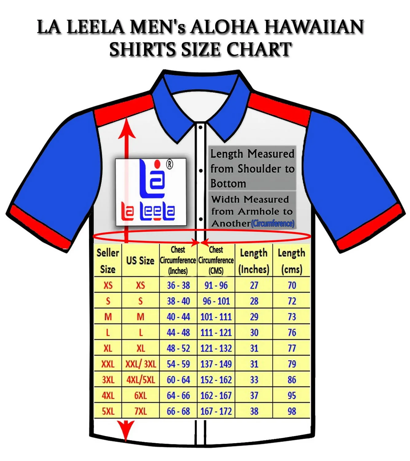 LA LEELA Men's Wear Summer Everyday Essentials Holiday Casual  Shirt 100% NATURAL COTTON  Hand Printed Blue Hawaiian Aloha shirt R_Blue_Yellow_Pink
