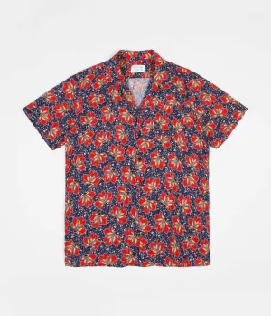 Libertine-Libertine Cave Short Sleeve Shirt - Red Lotus