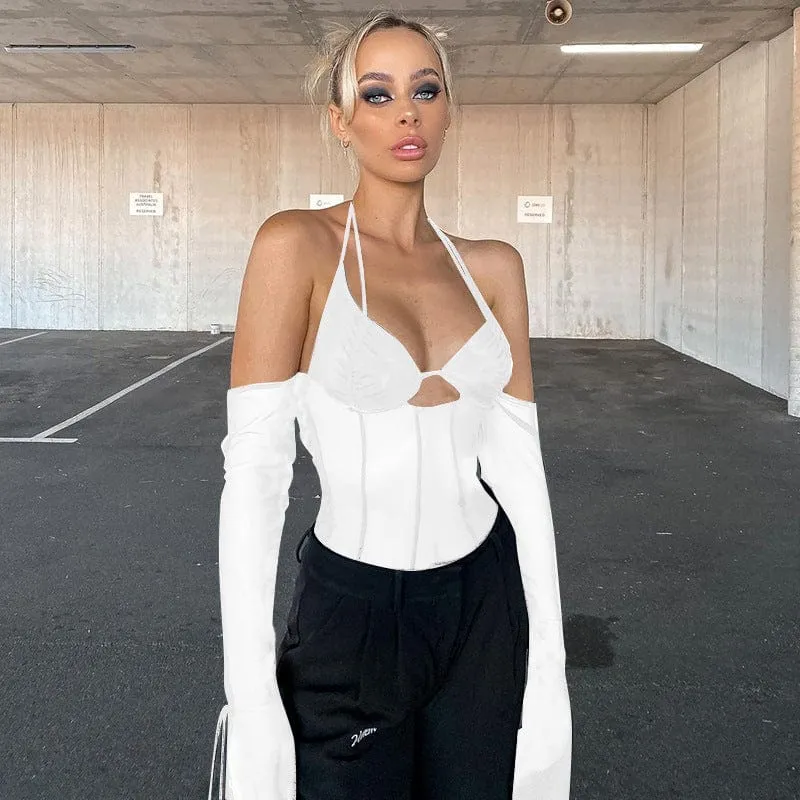 Luscious See Through Halter Top