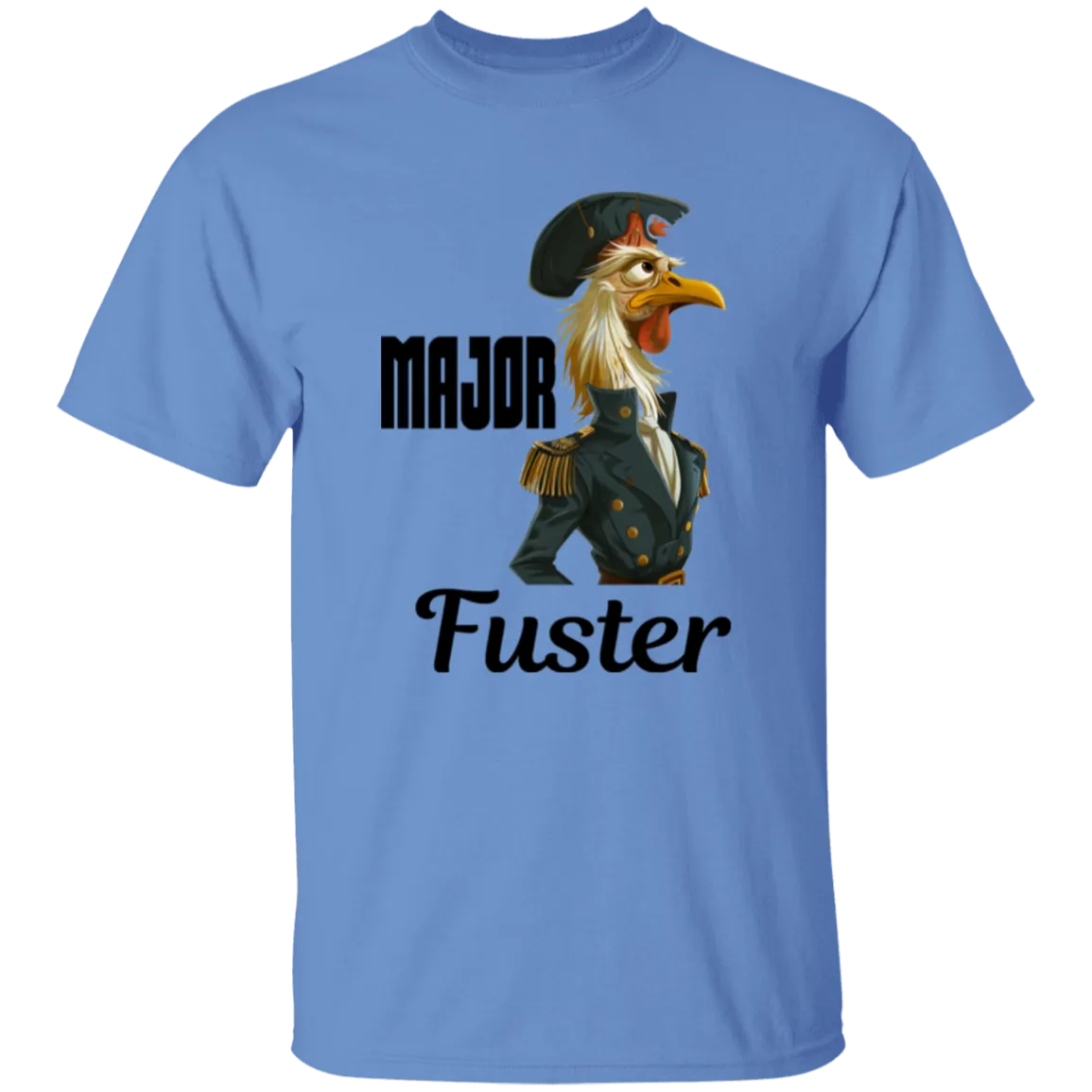 'Major Fuster' Design - Heavyweight 100% USA Cotton T-Shirt
