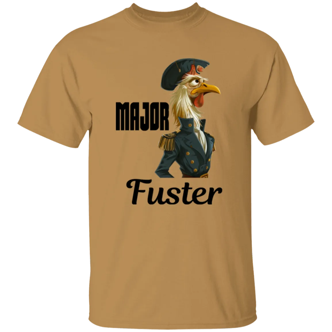 'Major Fuster' Design - Heavyweight 100% USA Cotton T-Shirt