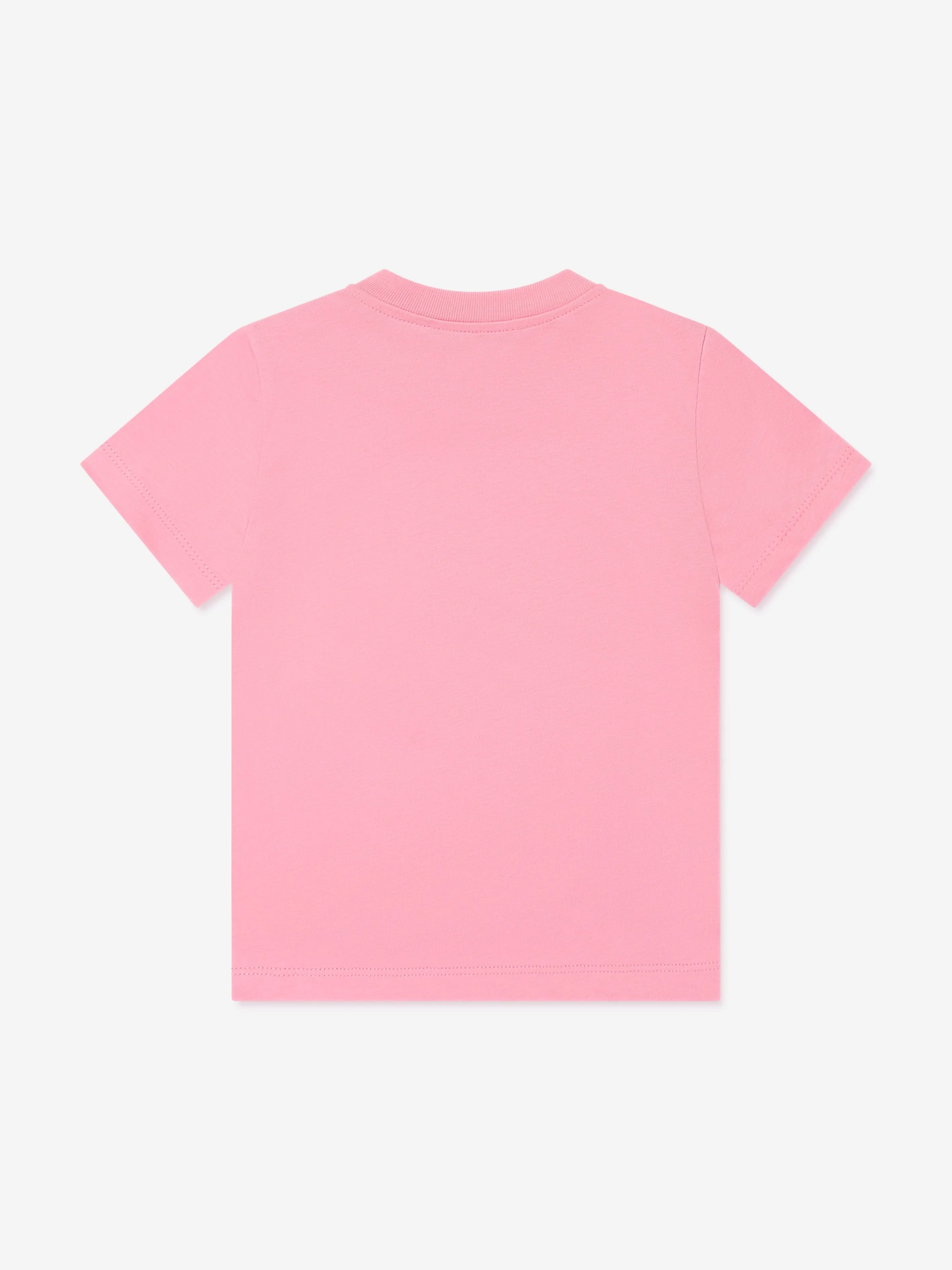 MARNI Baby Girls Round Logo T-Shirt in Pink