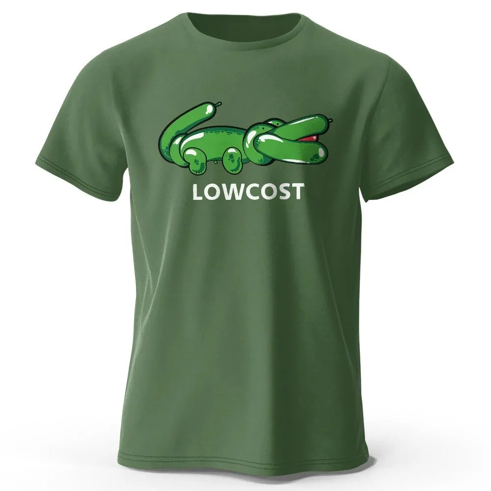 Men's Funny Lowcost Printed Text T-Shirt