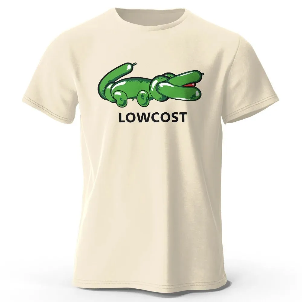 Men's Funny Lowcost Printed Text T-Shirt