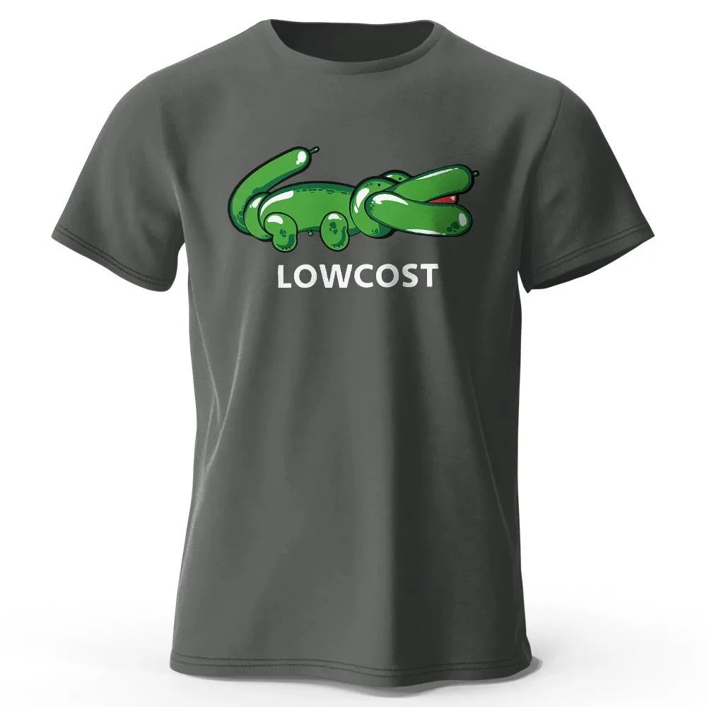 Men's Funny Lowcost Printed Text T-Shirt