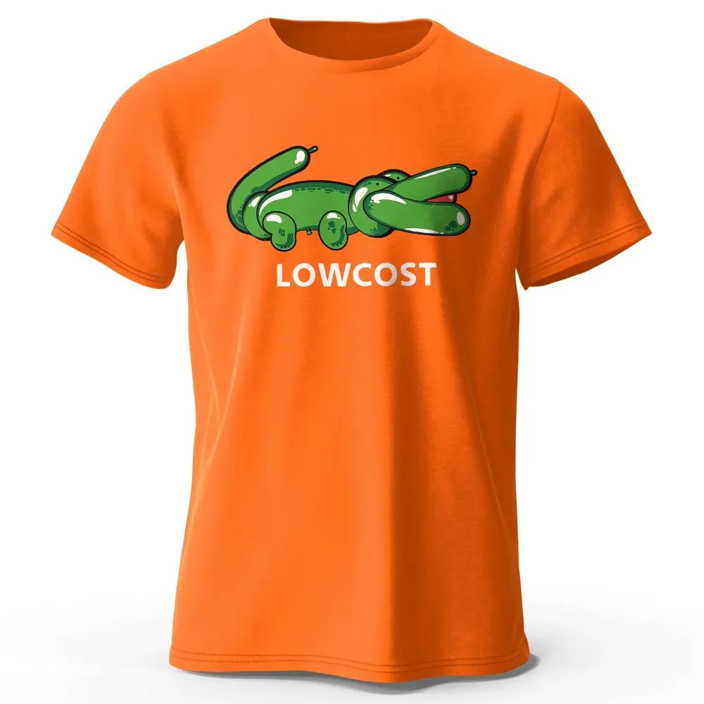 Men's Funny Lowcost Printed Text T-Shirt