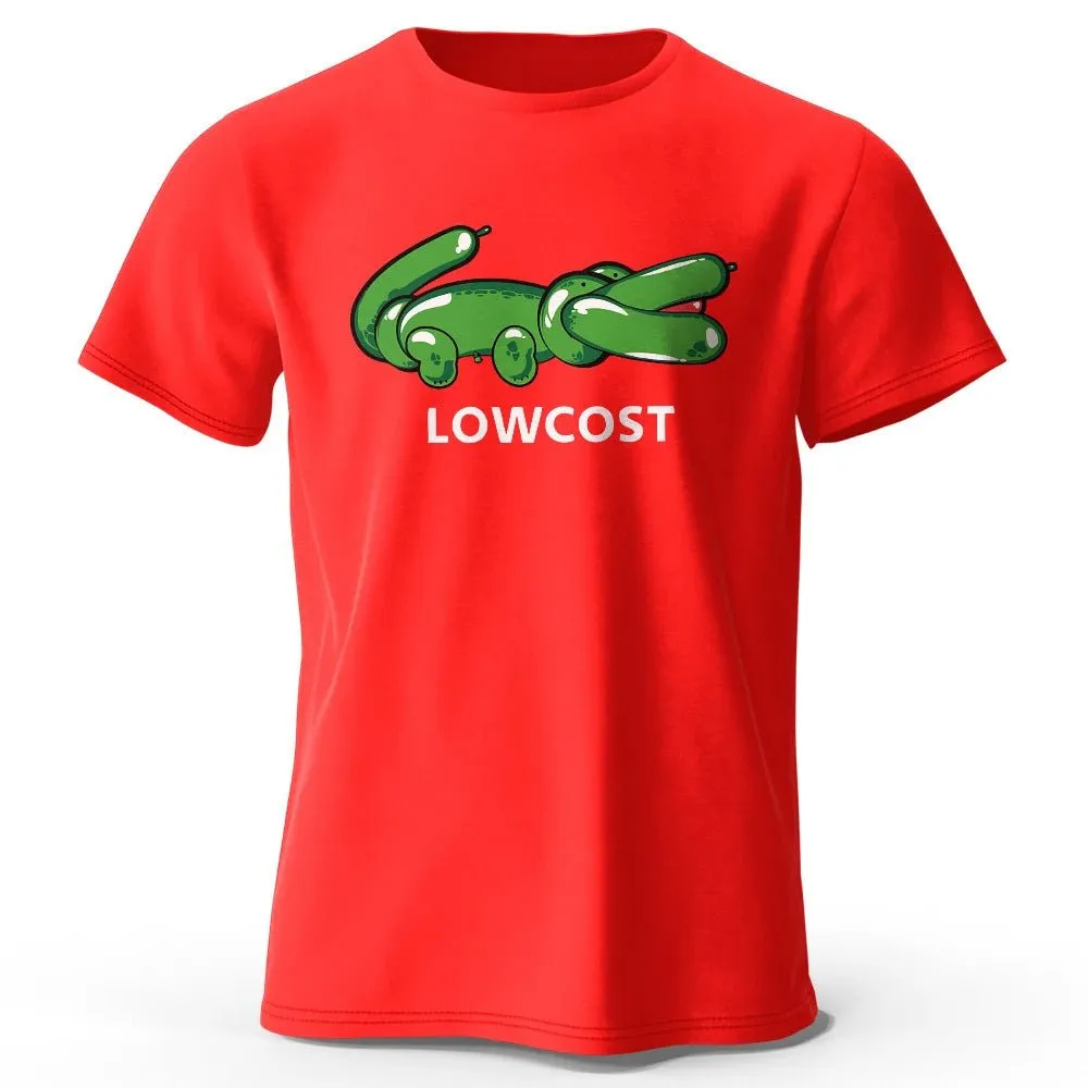 Men's Funny Lowcost Printed Text T-Shirt