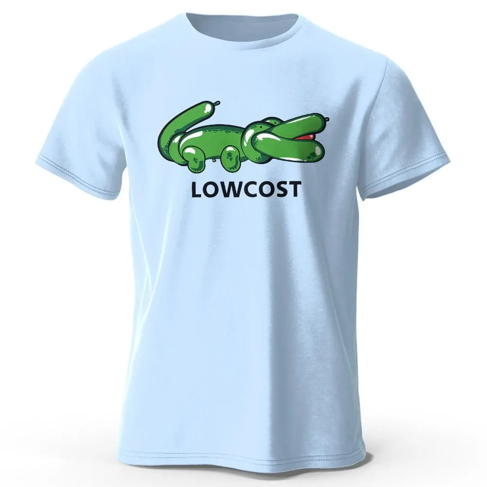 Men's Funny Lowcost Printed Text T-Shirt