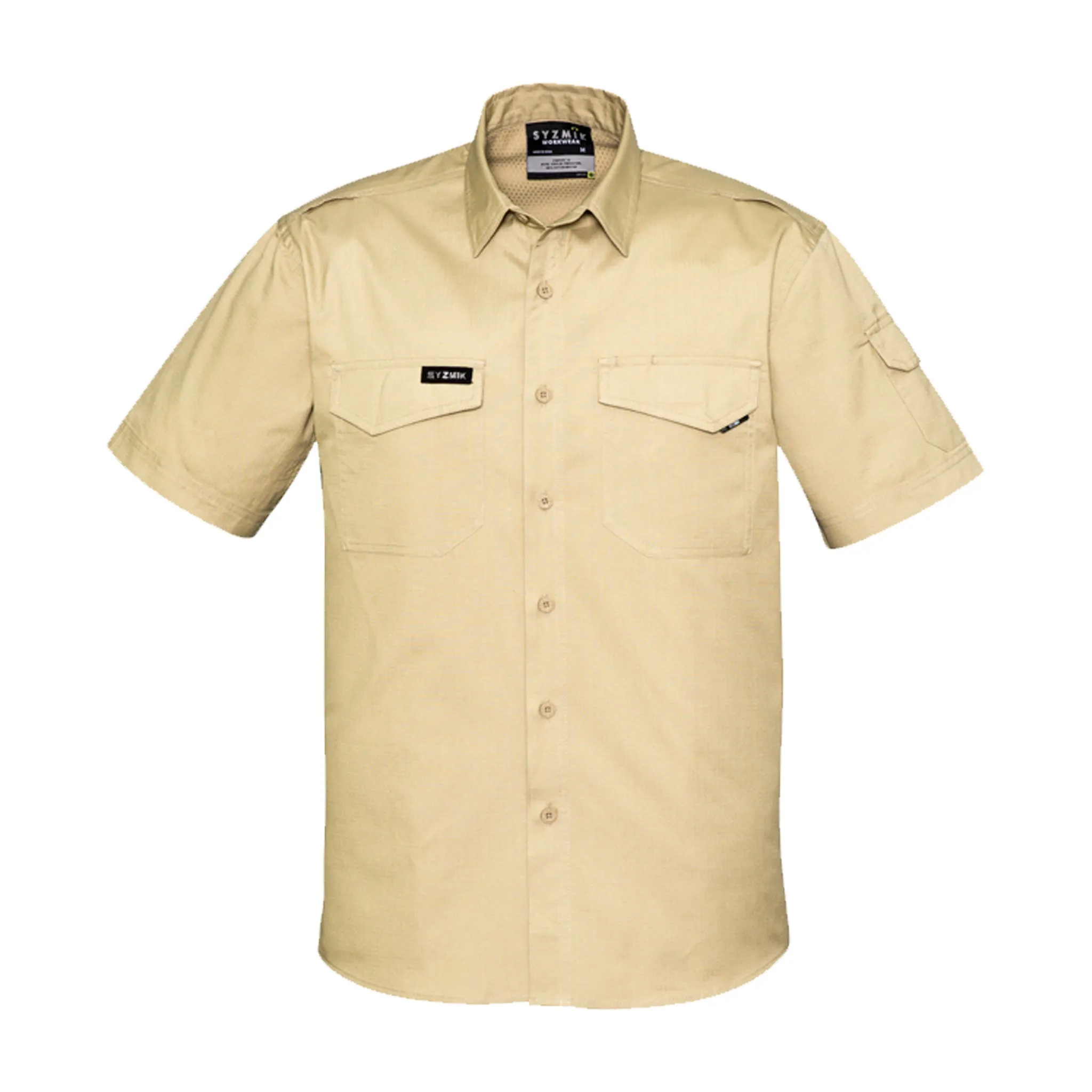 MENS RUGGED COOLING SHIRT - SHORT SLEEVE - ZW405