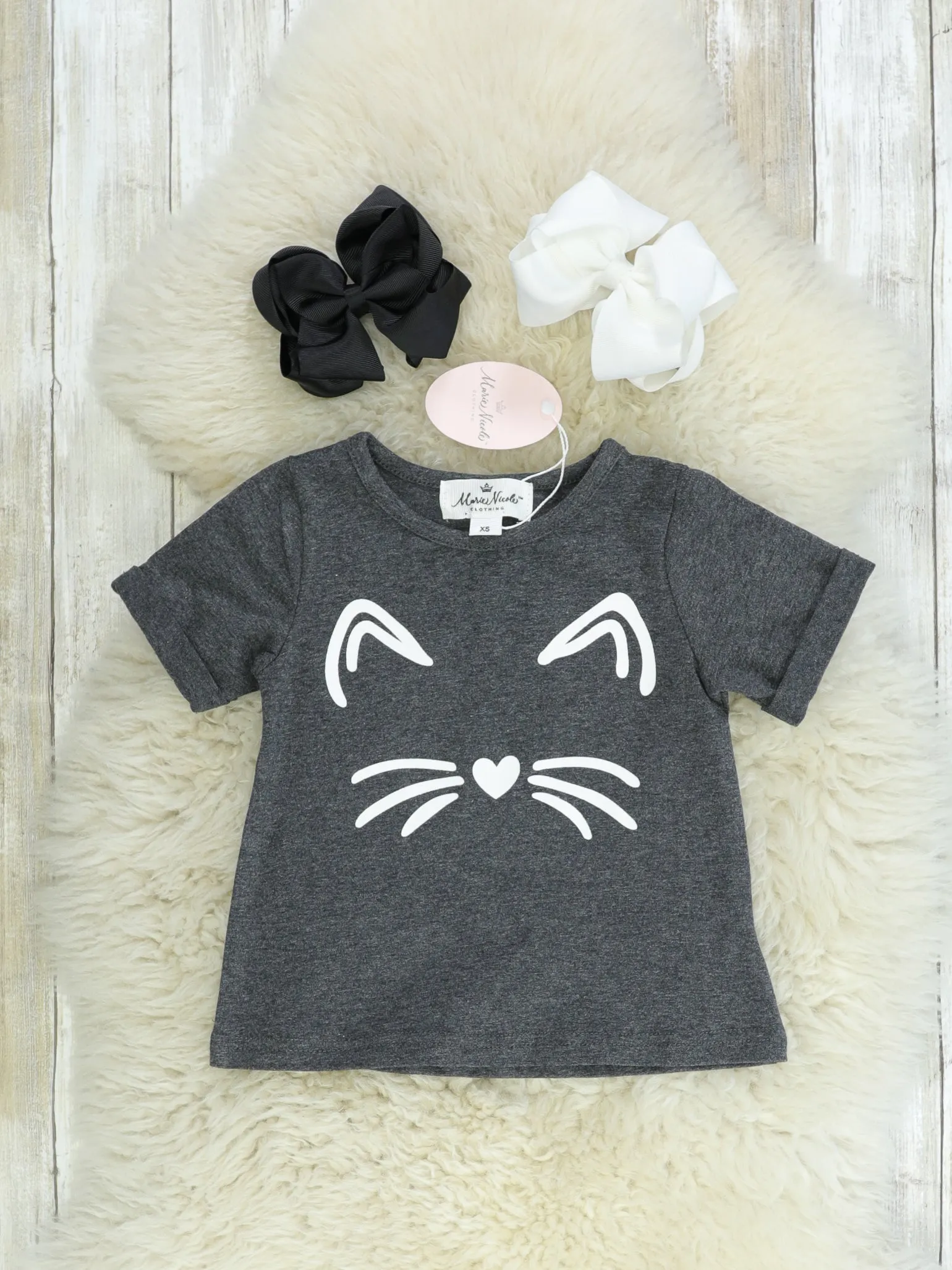 Mom & Me Cat Short Sleeve Shirt