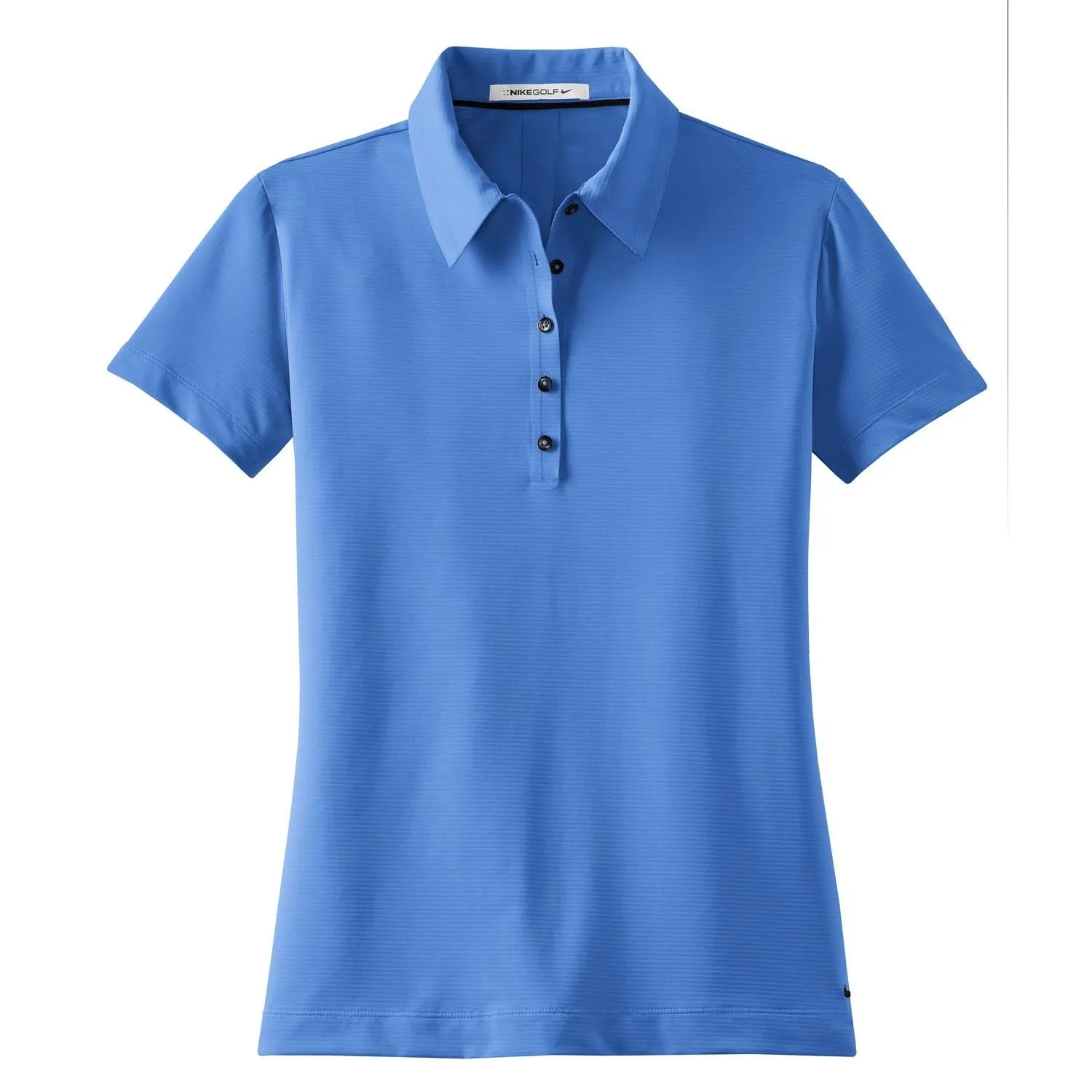 Nike Women's Vibrant Blue Elite Dri-FIT Short Sleeve Ottoman Polo