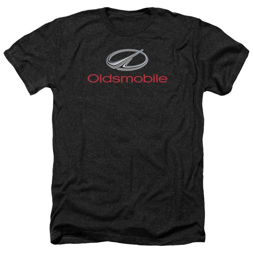Oldsmobile Modern Logo Poly/Cotton Blend Short-Sleeve T-Shirt