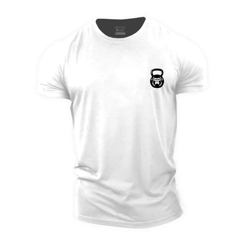 Orangutan Dumbbell Cotton T-Shirt
