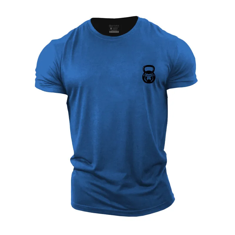 Orangutan Dumbbell Cotton T-Shirt