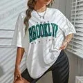 Oversized Brooklyn Vintage Drop Shoulder T-Shirt