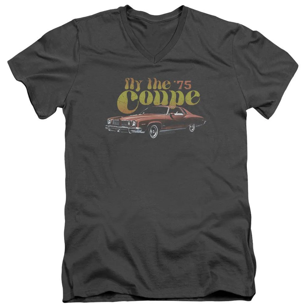 Pontiac 1975 Fly the Coupe Pontiac Grand LeMans Short-Sleeve V-Neck T-Shirt