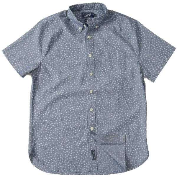 Portsmouth Printed Chambray Short Sleeve Shirt