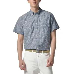 Portsmouth Printed Chambray Short Sleeve Shirt