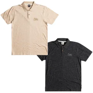 Quiksilver Mens Karakin Tech Cotton Polo Shirt Casual Short Sleeve