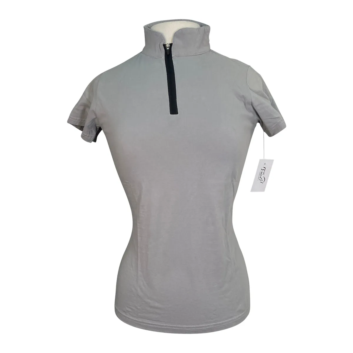 Riding Sport 1/4 Training Shirt in Grey - Women's Small