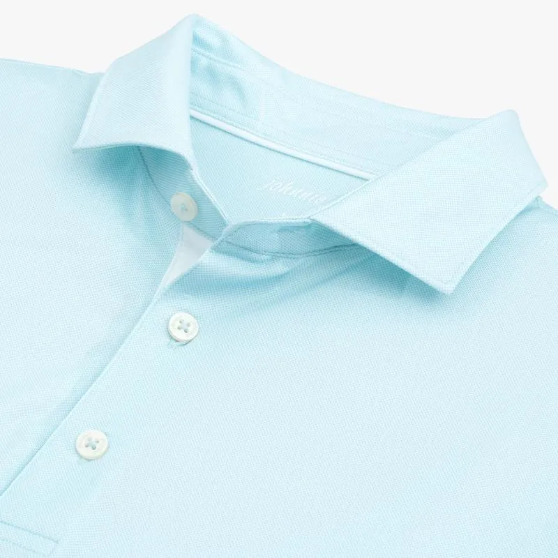 Robben Printed Performance Polo- Gulf Blue