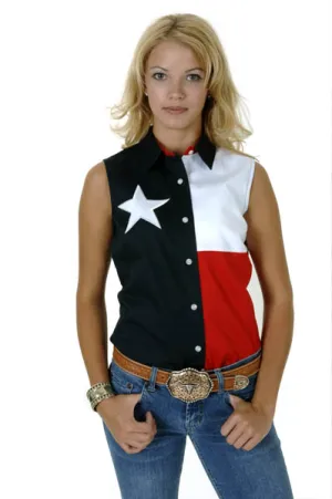 Roper Texas Collection Sleeveless Shirt Style 03-052-0185-0201
