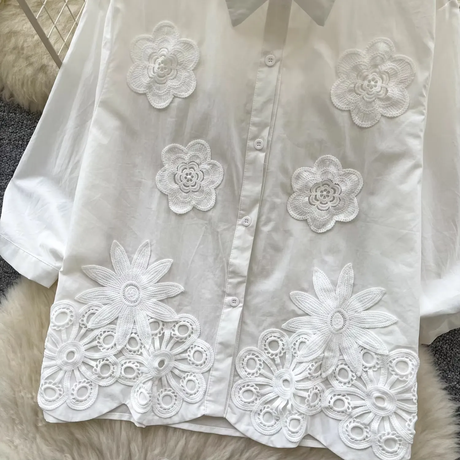 Rosa Premium Embroidered Shirt