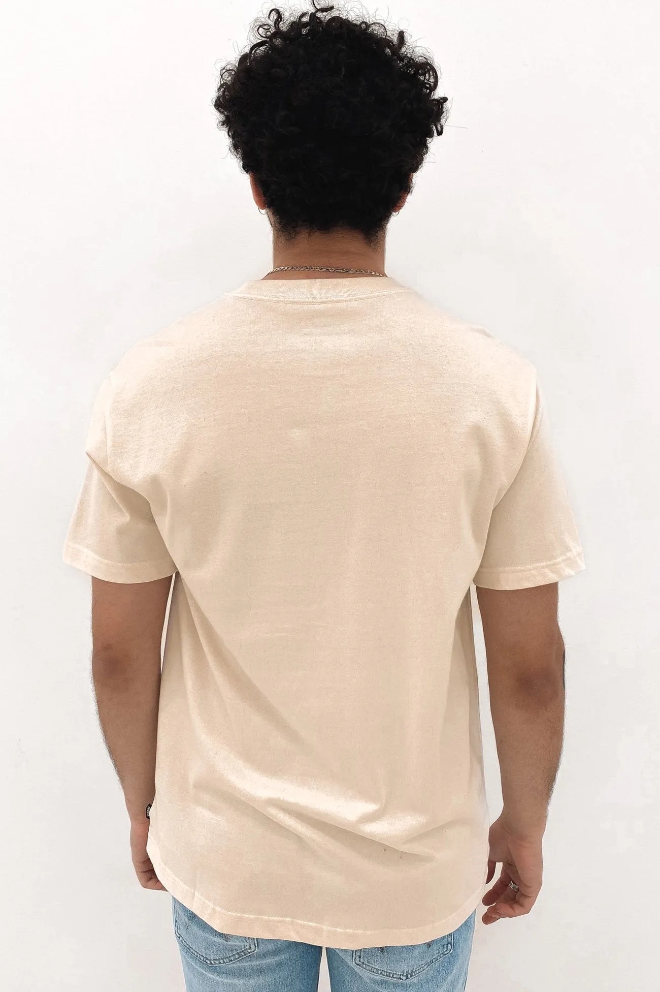 RVCA Circa Short Sleeve Tee Unbleached