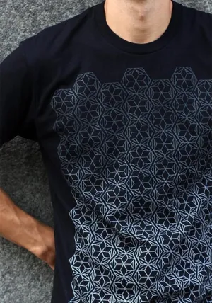 Rythmatix - FADE TO BLACK ON BLACK SHIRT T-SHIRT
