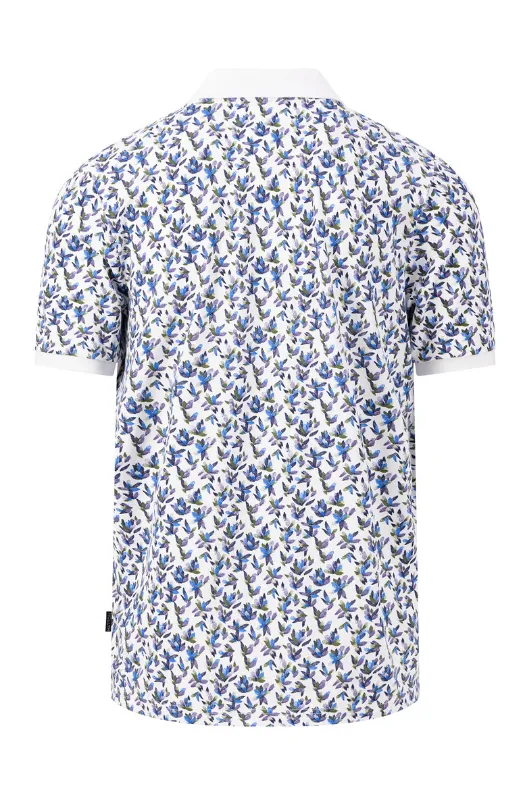 Short Sleeve Floral Polo