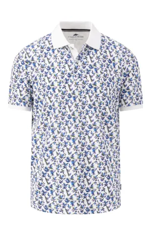Short Sleeve Floral Polo