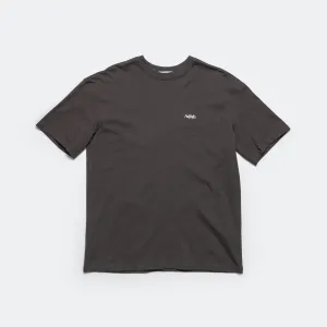 Short Sleeve Qatarat Logo T-Shirt - Dark Grey