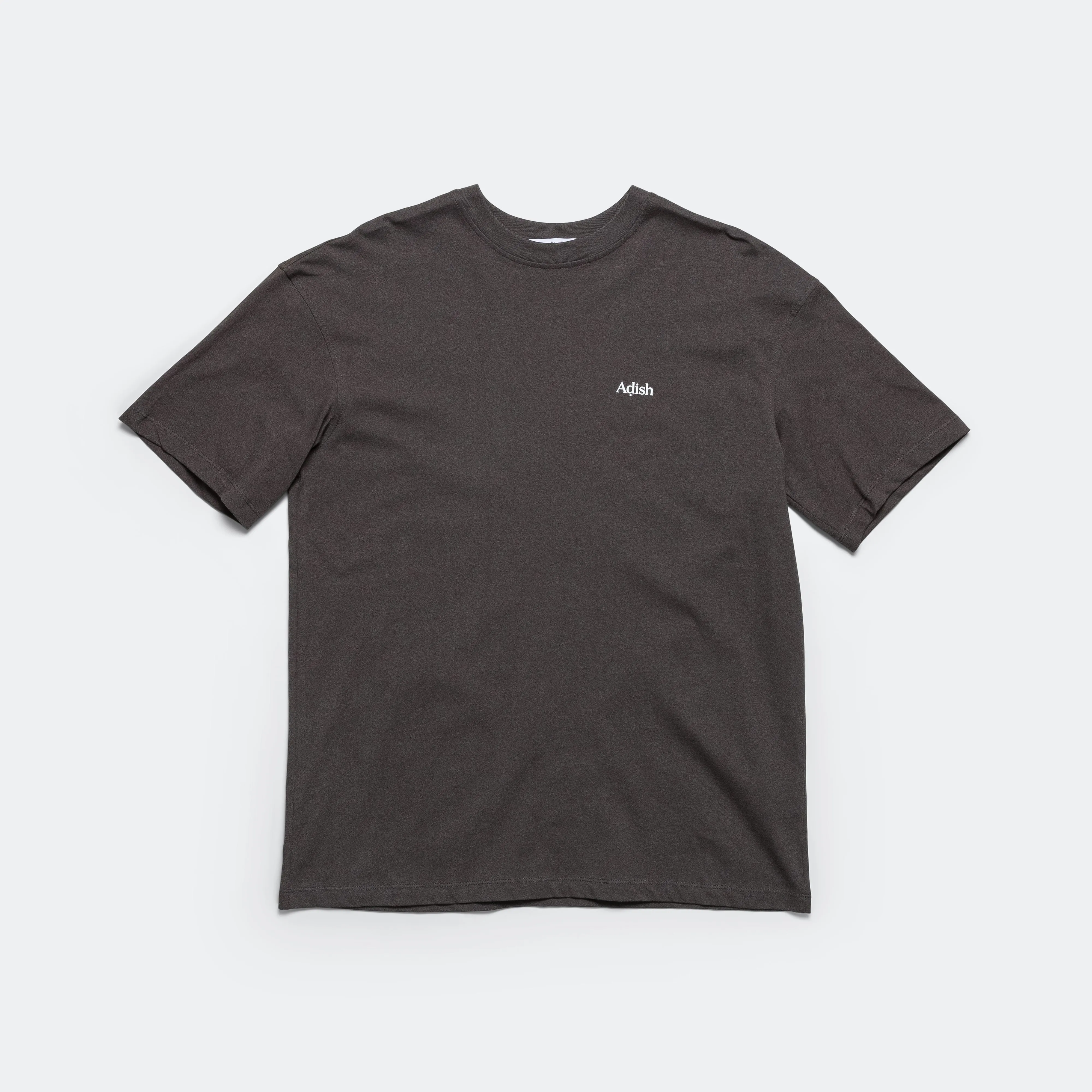 Short Sleeve Qatarat Logo T-Shirt - Dark Grey