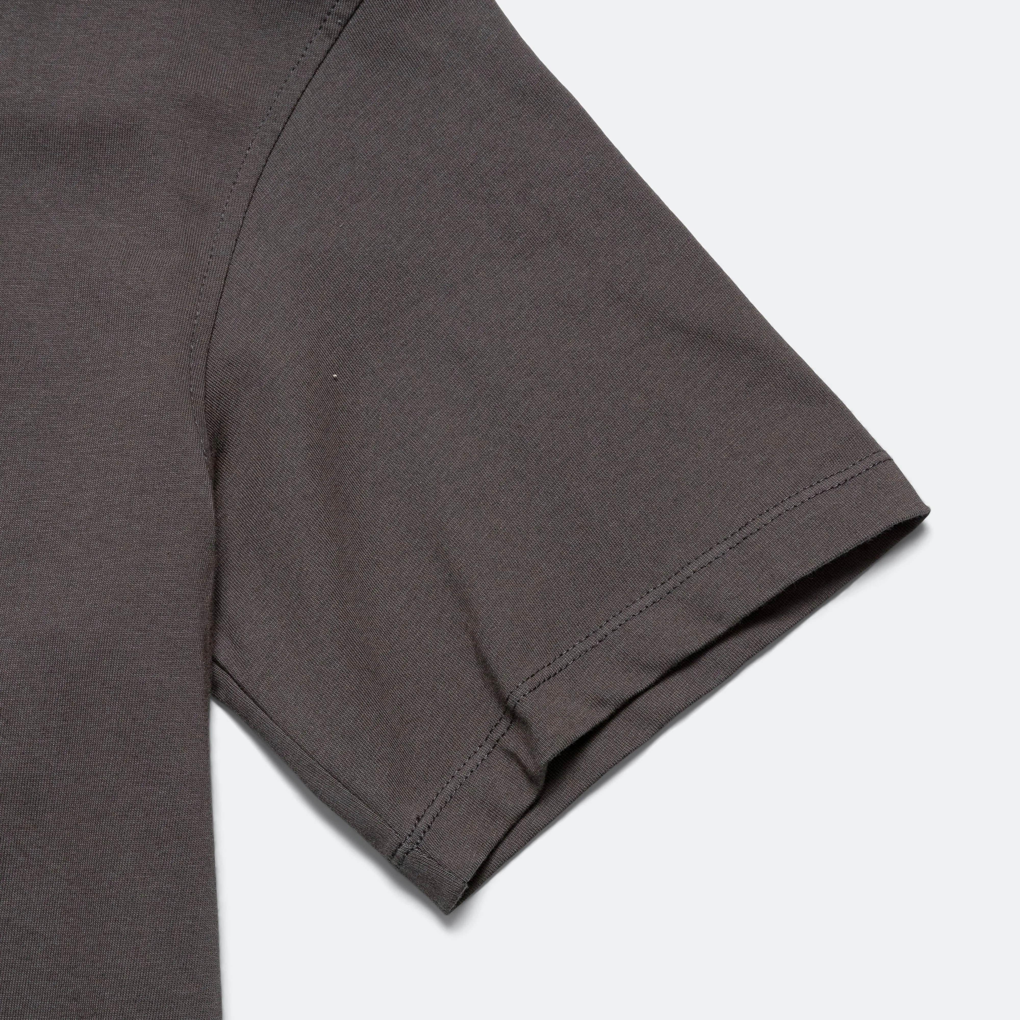Short Sleeve Qatarat Logo T-Shirt - Dark Grey