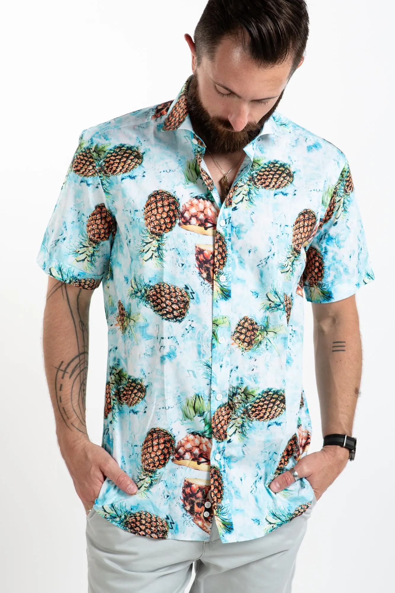 Short Sleeve Shirt - Pineapple